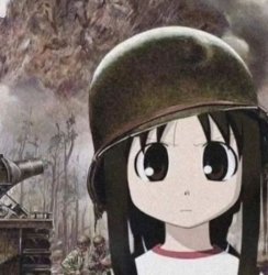 Osaka 1,000 yard stare Meme Template