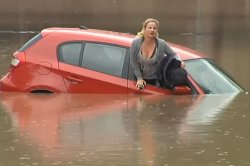 car flood Meme Template
