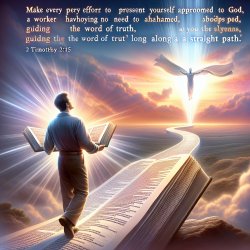 2Tim2:15 Make every effort to present yourself approved to God, Meme Template