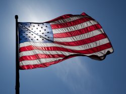 Backlit Flag Meme Template