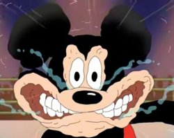 Mickey Silly Face Meme Template
