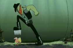 Spongebob stepped on Meme Template
