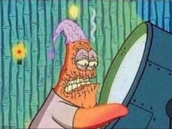 Patrick Star Spotlight Meme Template