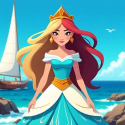 The Beautiful Island Princess Meme Template
