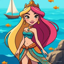 Island Princess Brat Doll Meme Template