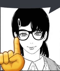 nerd asa but with speech bubble Meme Template