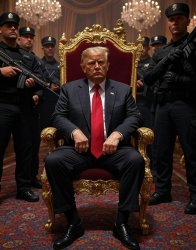 King Trump and his Praetorian Guard Meme Template