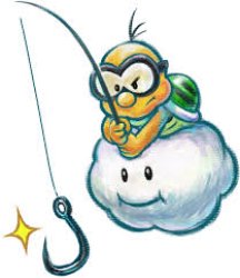 Lakitu Rescue Meme Template