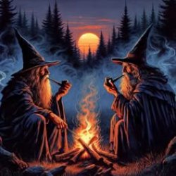wizard campfire Meme Template
