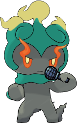 Zenith Marshadow with a Microphone Meme Template