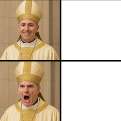 Catholic priest Meme Template