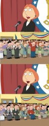 Lois Griffin Reverse Cheer Meme Template