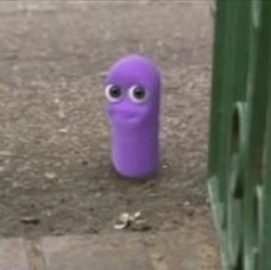 purple bean Meme Template