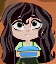 Young Cassandra (Tangled The Series) Meme Template