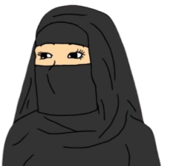 Niqab wojak Meme Template