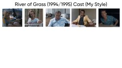 River of Grass (1994/1995) Cast (My Style) Meme Template