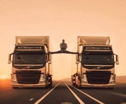 Van Damme Split Meme Template