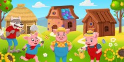 Big Bad Bill 3 Little Pigs Meme Template