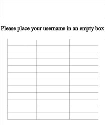 Blank petition form Meme Template