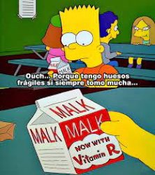 bart porque tengo huesos fragiles lache Meme Template