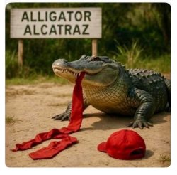 alligator alcatraz trump Meme Template