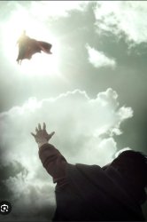 Superman saves lady from flood Meme Template
