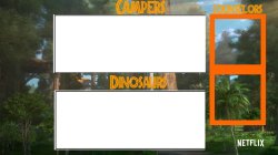 my own camp cretaceous camp (meme) Meme Template
