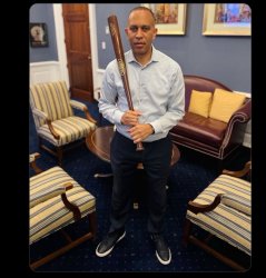 Hakeem Jeffries at bat Meme Template