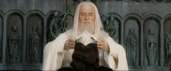 Gandalf crowning Aragorn Meme Template