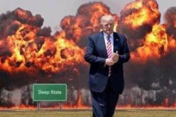 Trump vs Deep State Meme Template