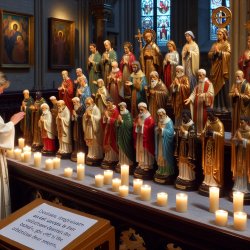 Your clergy may exhort you to pray to dead saints, light candles Meme Template