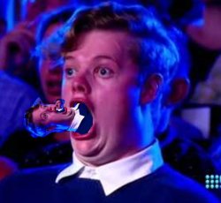 Surprised Guy by the power of three Meme Template