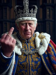 Charles giving finger Meme Template