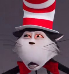 Cat in the hat pepper spray meme Meme Template
