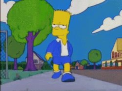 bart simpson strut Meme Template