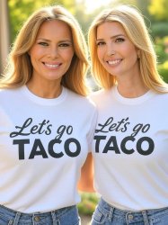 Melania and Ivanka Trump Let's go Taco! Meme Template