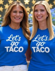 Melania and Ivanka Trump Let's go Taco! Meme Template