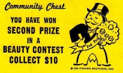 2nd Prize Beauty Contest $10 Monopoly Meme Template