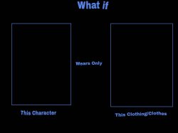 What if this character wears only this clothing Meme Template