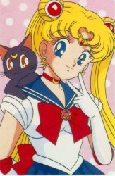 Sailor Moon and Luna Meme Template