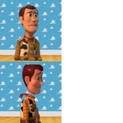 Drake meme but Toy Story version Meme Template