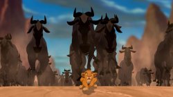 simba running Meme Template