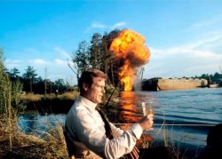 Bond Explosion Meme Template