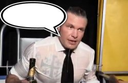 Drunk Hegseth Speech Bubble Meme Template