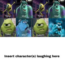Who Laughs at Sulley Saying Sugar Honey Iced Tea? Meme Template