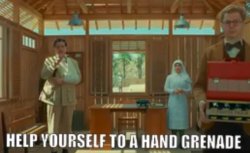 Help Yourself to a Hand Grenade Meme Template