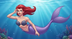 barbara mermaid Meme Template
