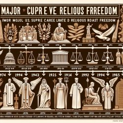 Chronological Timeline of U.S. Supreme Court Rulings on Religiou Meme Template