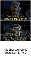 Mr. Tweedy Warns Who meme template Meme Template