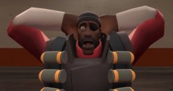 Shocked Demoman Meme Template